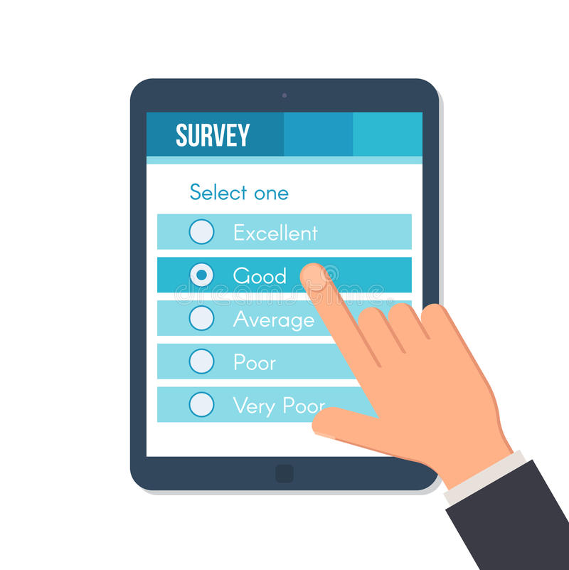online-survey-form-online-survey-form-tablet-screen-index-finger-customer-service-feedback-concept-vector-98506218